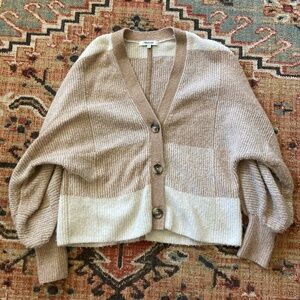 Madewell Cream Crop cardigan